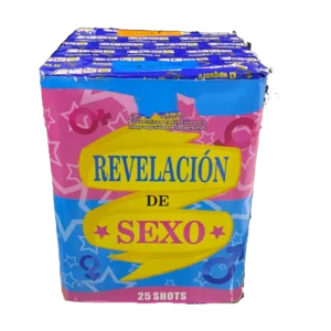 Torta revelación de genero 25 tiros humo de color
