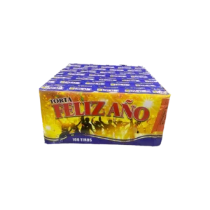 Torta feliz año 100 tiros