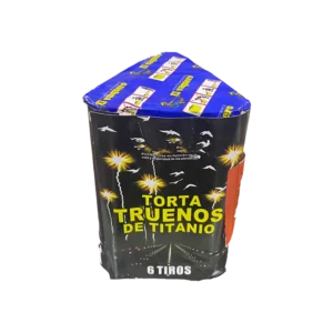 Torta truenos de titanio 6 tiros