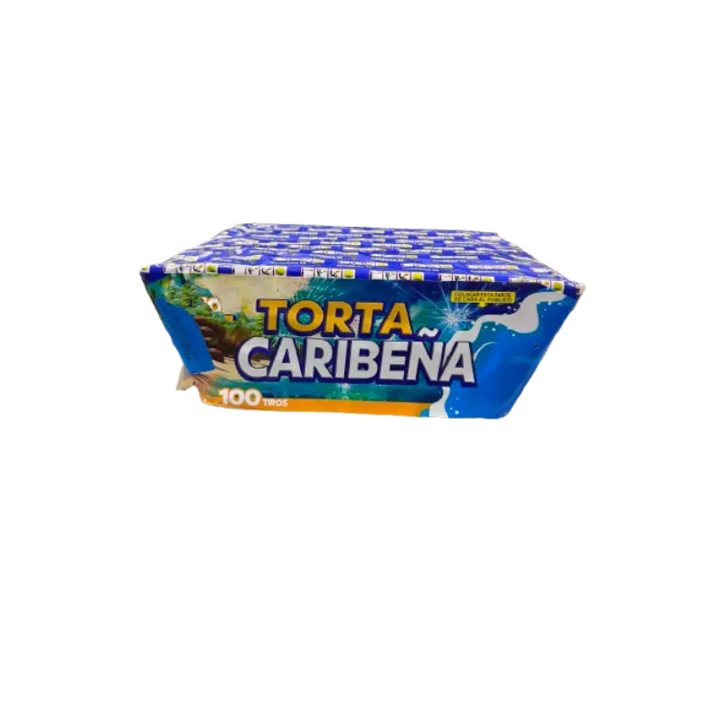 Torta caribeña de 100 tiros